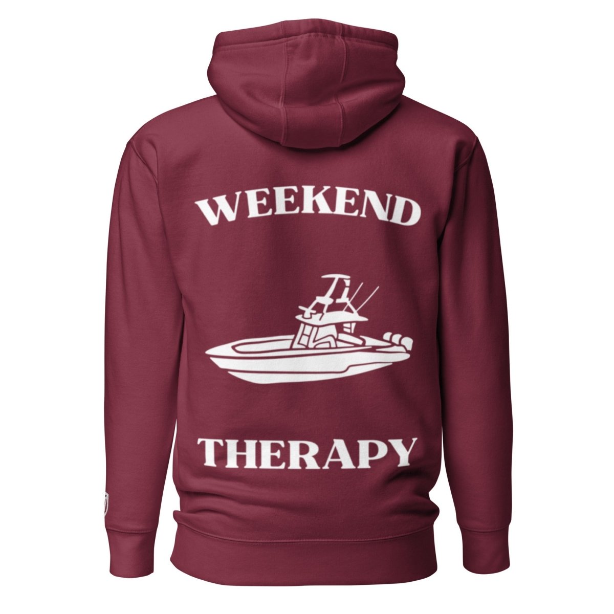 Weekend Therapy Fishing Boat Hoodie – Lucky Catch Edition by Weekend Therapy™ – Weekend Therapy Clothing