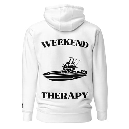 Weekend Therapy Fishing Boat Hoodie – Lucky Catch Edition by Weekend Therapy™ – Weekend Therapy Clothing