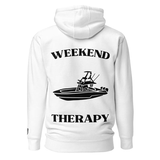Weekend Therapy Fishing Boat Hoodie – Lucky Catch Edition by Weekend Therapy™ – Weekend Therapy Clothing