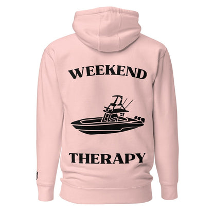 Weekend Therapy Fishing Boat Hoodie – Lucky Catch Edition by Weekend Therapy™ – Weekend Therapy Clothing