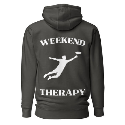 Weekend Therapy Frisbee Hoodie – Catching Edition by Weekend Therapy™ – Weekend Therapy Clothing