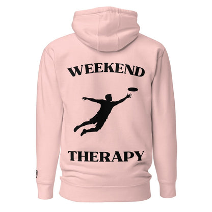 Weekend Therapy Frisbee Hoodie – Catching Edition by Weekend Therapy™ – Weekend Therapy Clothing