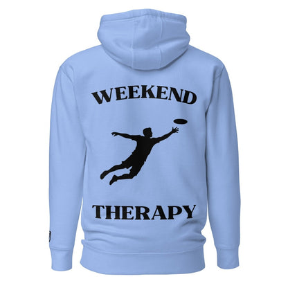Weekend Therapy Frisbee Hoodie – Catching Edition by Weekend Therapy™ – Weekend Therapy Clothing