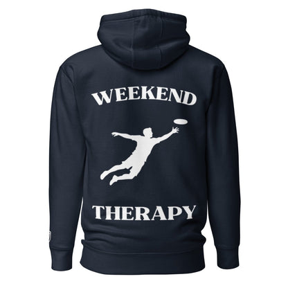 Weekend Therapy Frisbee Hoodie – Catching Edition by Weekend Therapy™ – Weekend Therapy Clothing