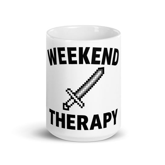 Weekend Therapy Gaming Mug – Sword Edition by Weekend Therapy™ – Weekend Therapy Clothing