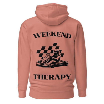 Weekend Therapy Go - Kart Hoodie – Checkered Flag Edition by Weekend Therapy™ – Weekend Therapy Clothing