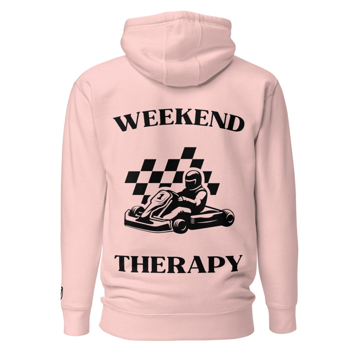 Weekend Therapy Go - Kart Hoodie – Checkered Flag Edition by Weekend Therapy™ – Weekend Therapy Clothing