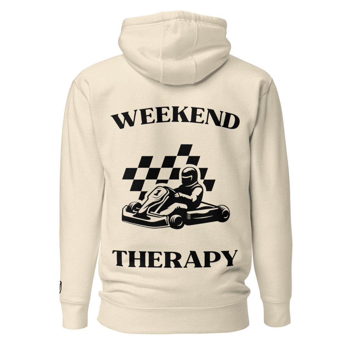 Weekend Therapy Go - Kart Hoodie – Checkered Flag Edition by Weekend Therapy™ – Weekend Therapy Clothing