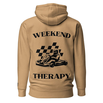Weekend Therapy Go - Kart Hoodie – Checkered Flag Edition by Weekend Therapy™ – Weekend Therapy Clothing