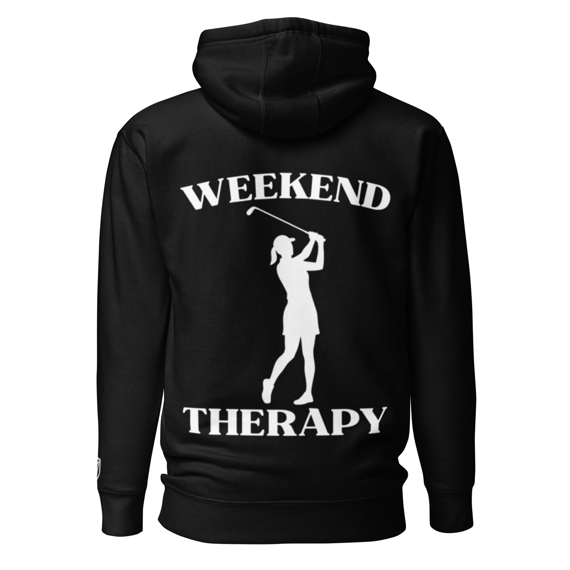 Weekend Therapy Golf Hoodie – Female Swing Edition by Weekend Therapy™ – Weekend Therapy Clothing