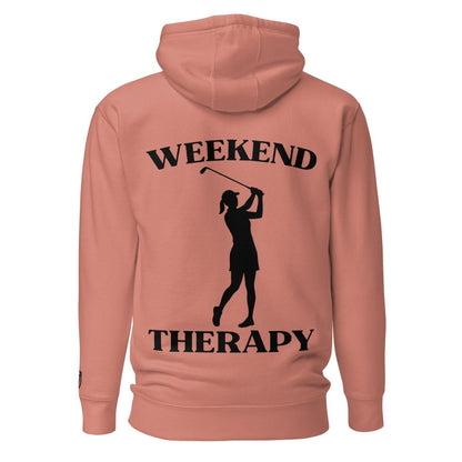 Weekend Therapy Golf Hoodie – Female Swing Edition by Weekend Therapy™ – Weekend Therapy Clothing