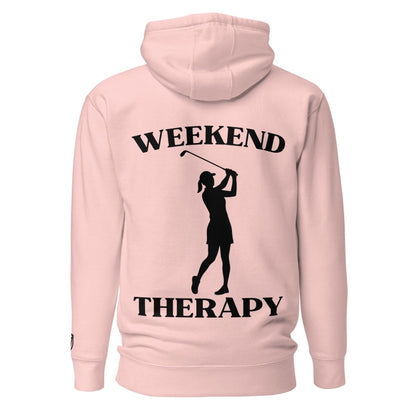 Weekend Therapy Golf Hoodie – Female Swing Edition by Weekend Therapy™ – Weekend Therapy Clothing