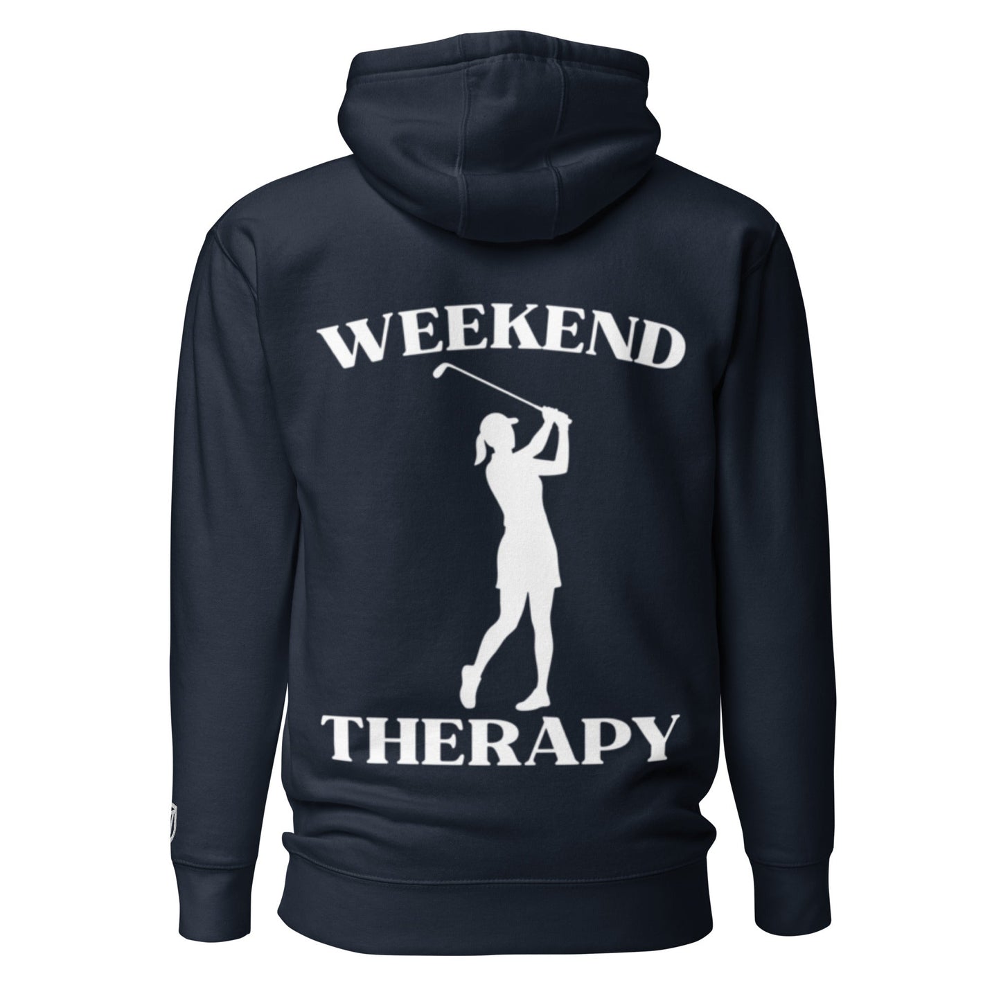 Weekend Therapy Golf Hoodie – Female Swing Edition by Weekend Therapy™ – Weekend Therapy Clothing