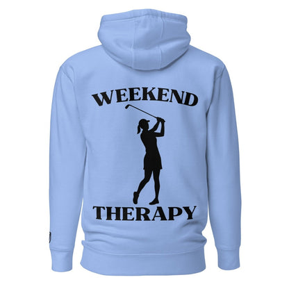 Weekend Therapy Golf Hoodie – Female Swing Edition by Weekend Therapy™ – Weekend Therapy Clothing