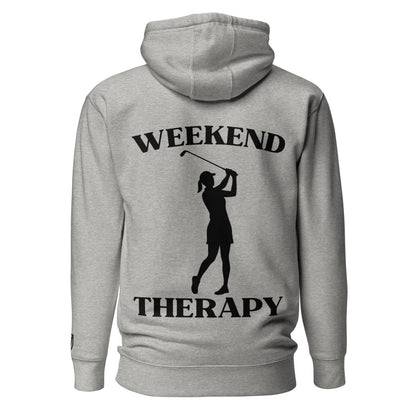 Weekend Therapy Golf Hoodie – Female Swing Edition by Weekend Therapy™ – Weekend Therapy Clothing