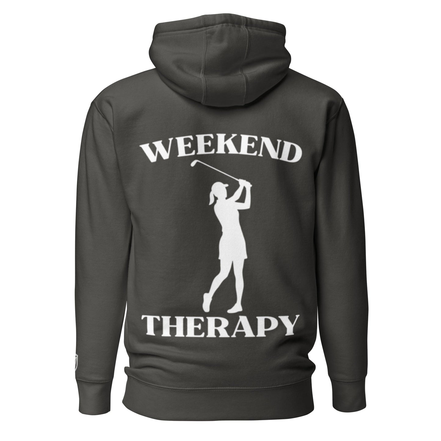 Weekend Therapy Golf Hoodie – Female Swing Edition by Weekend Therapy™ – Weekend Therapy Clothing