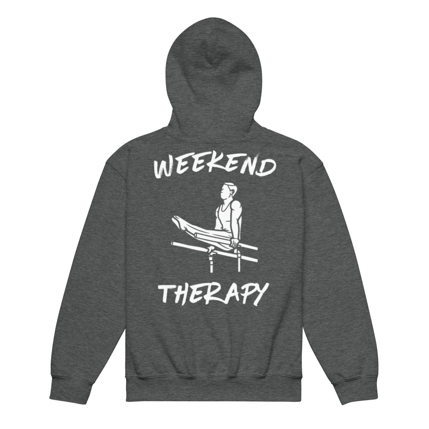 Weekend Therapy Gymnastics Hoodie – Parallel Bars Edition by Weekend Therapy™ – Weekend Therapy Clothing