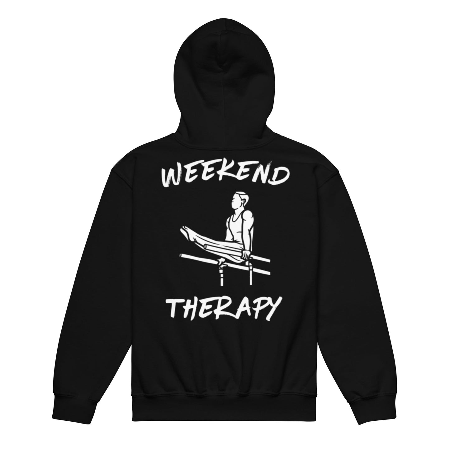 Weekend Therapy Gymnastics Hoodie – Parallel Bars Edition by Weekend Therapy™ – Weekend Therapy Clothing