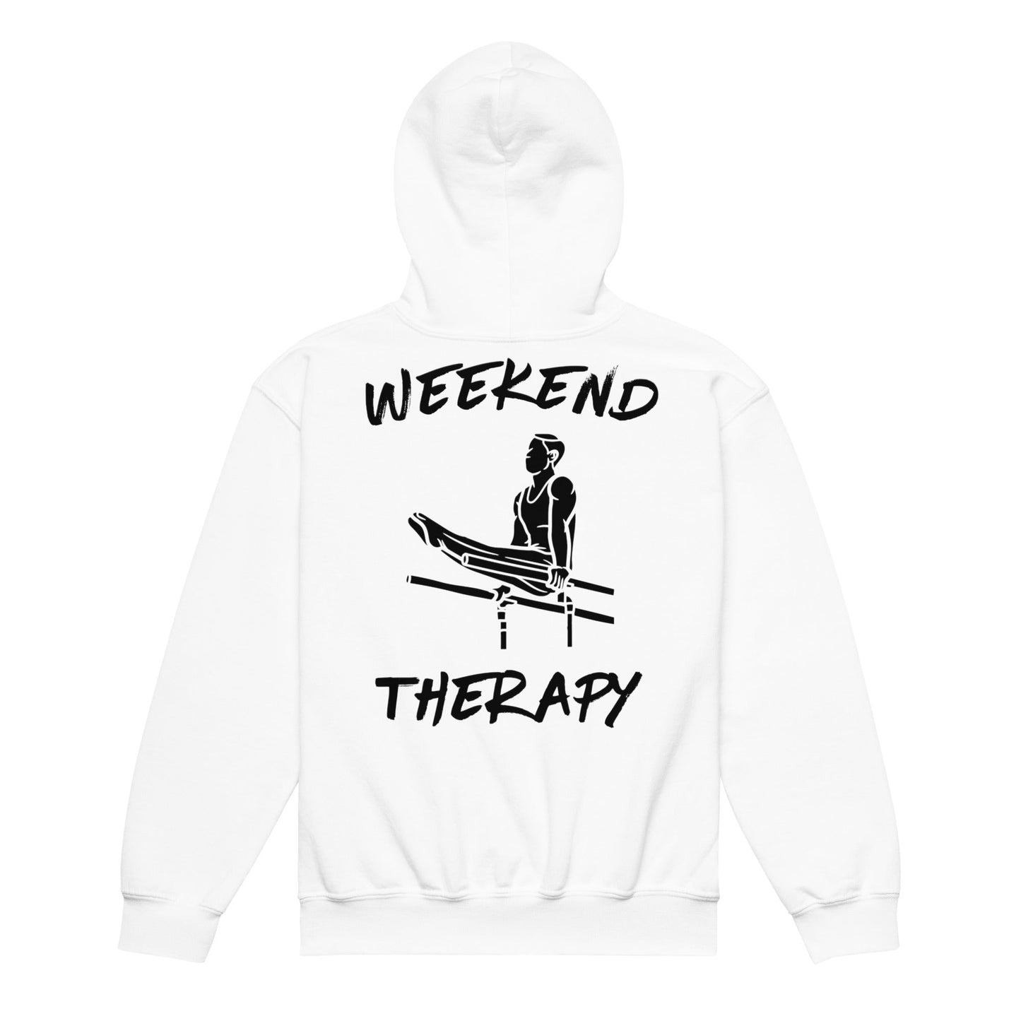Weekend Therapy Gymnastics Hoodie – Parallel Bars Edition by Weekend Therapy™ – Weekend Therapy Clothing