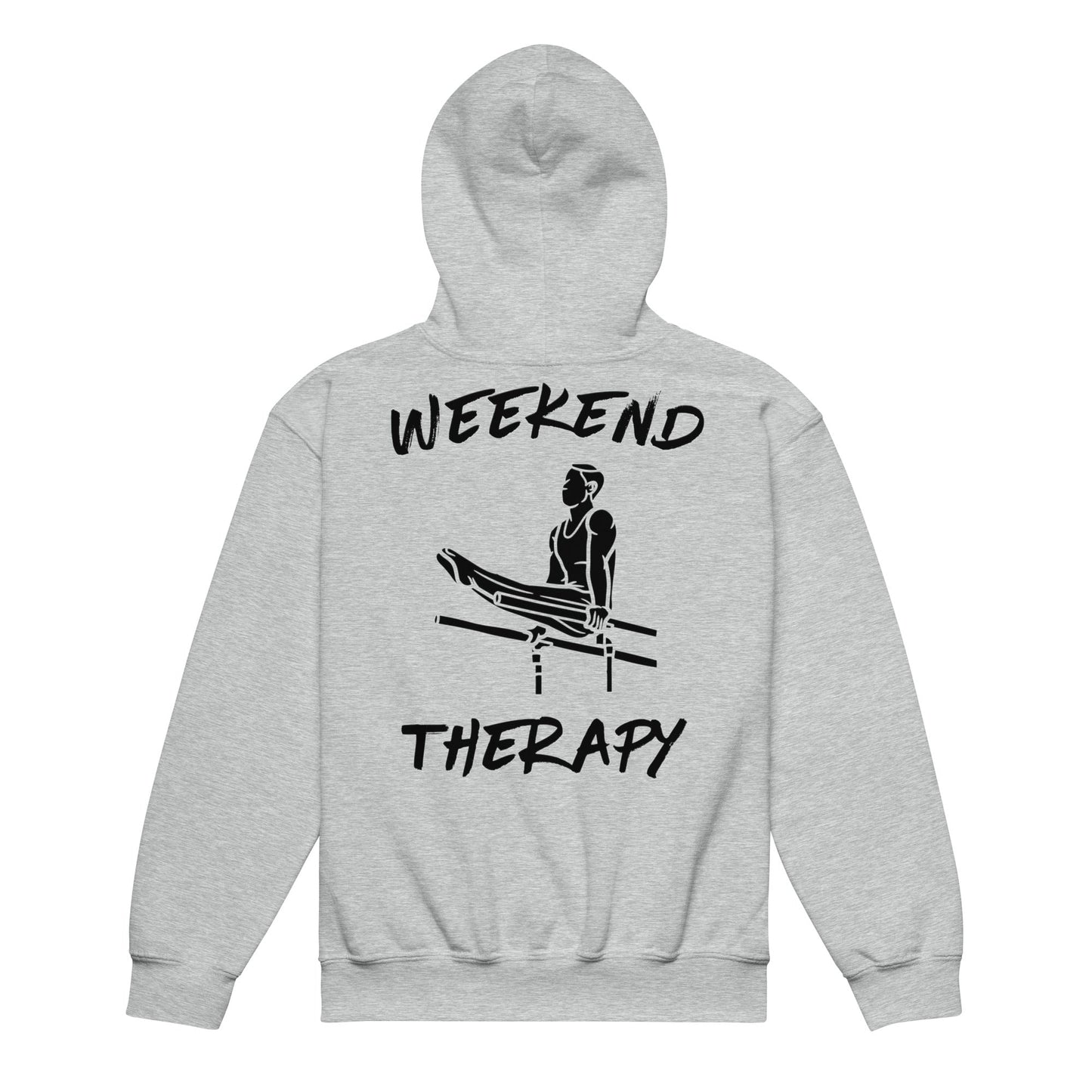 Weekend Therapy Gymnastics Hoodie – Parallel Bars Edition by Weekend Therapy™ – Weekend Therapy Clothing