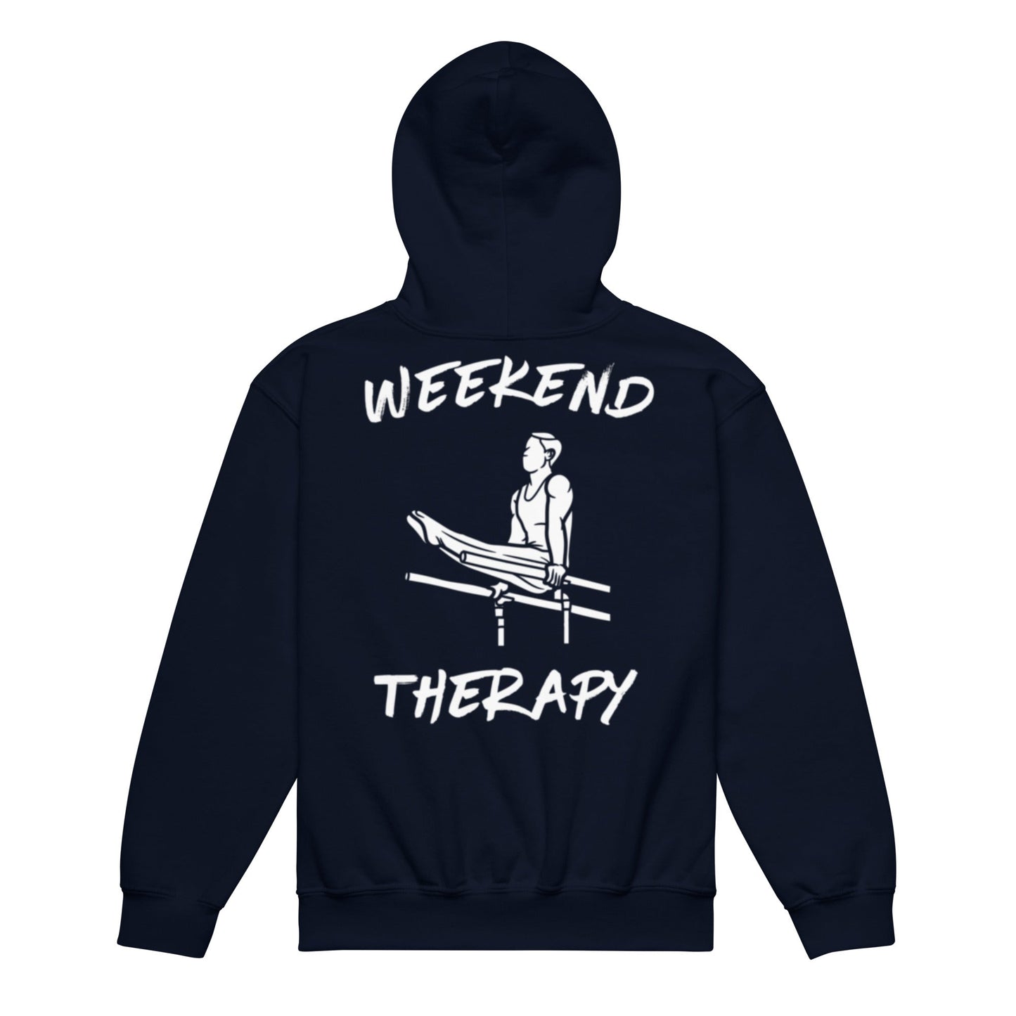 Weekend Therapy Gymnastics Hoodie – Parallel Bars Edition by Weekend Therapy™ – Weekend Therapy Clothing