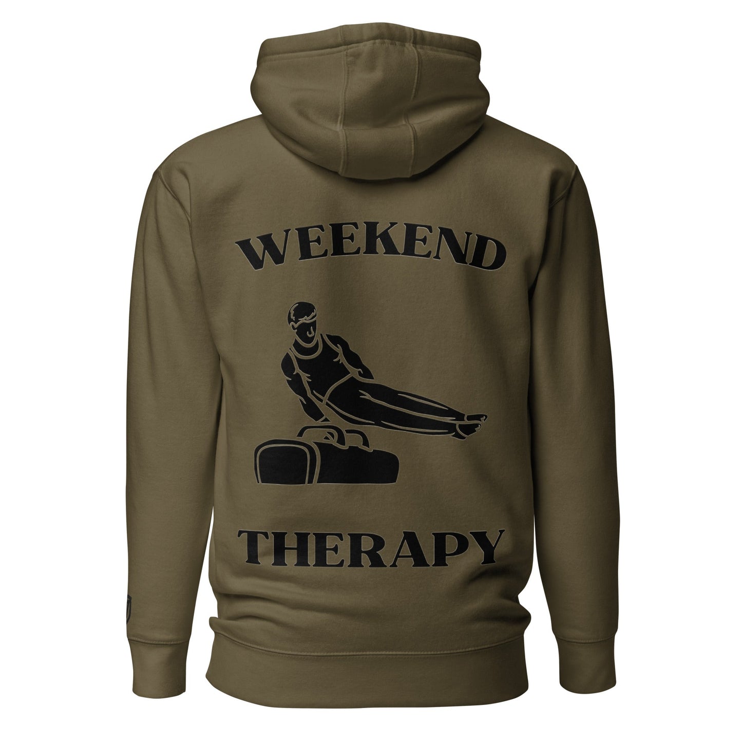 Weekend Therapy Gymnastics Hoodie – Pommel Horse Edition by Weekend Therapy™ – Weekend Therapy Clothing