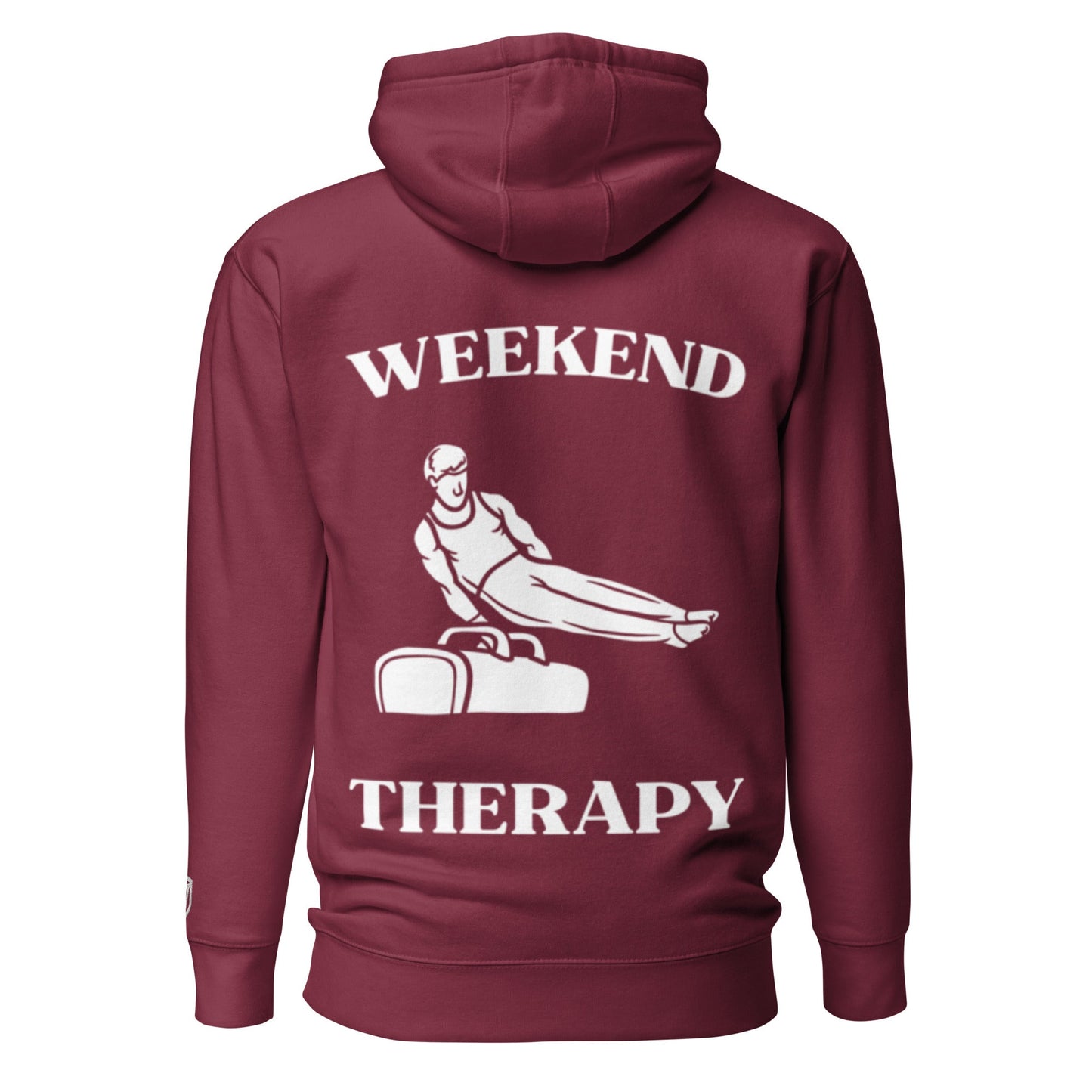 Weekend Therapy Gymnastics Hoodie – Pommel Horse Edition by Weekend Therapy™ – Weekend Therapy Clothing