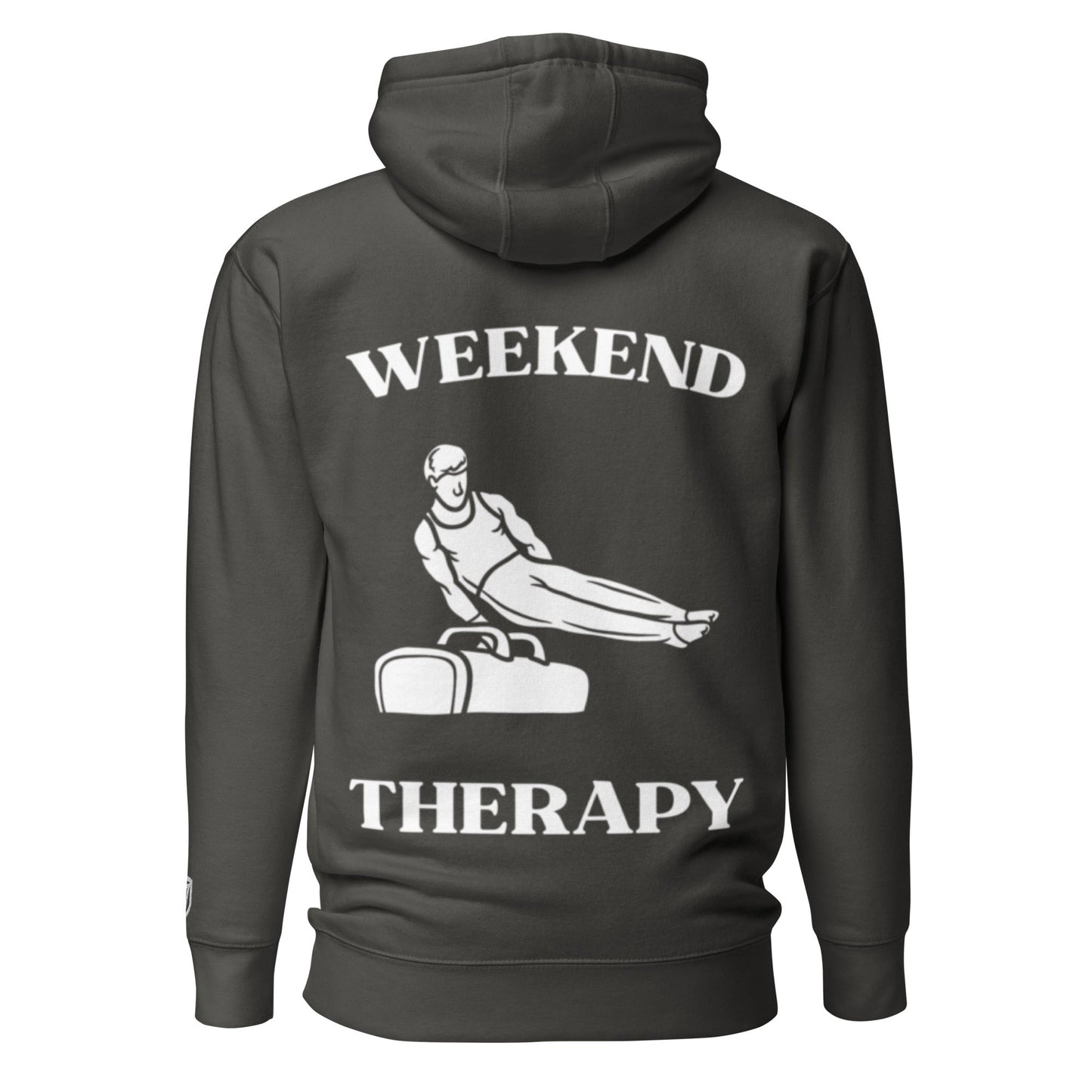 Weekend Therapy Gymnastics Hoodie – Pommel Horse Edition by Weekend Therapy™ – Weekend Therapy Clothing