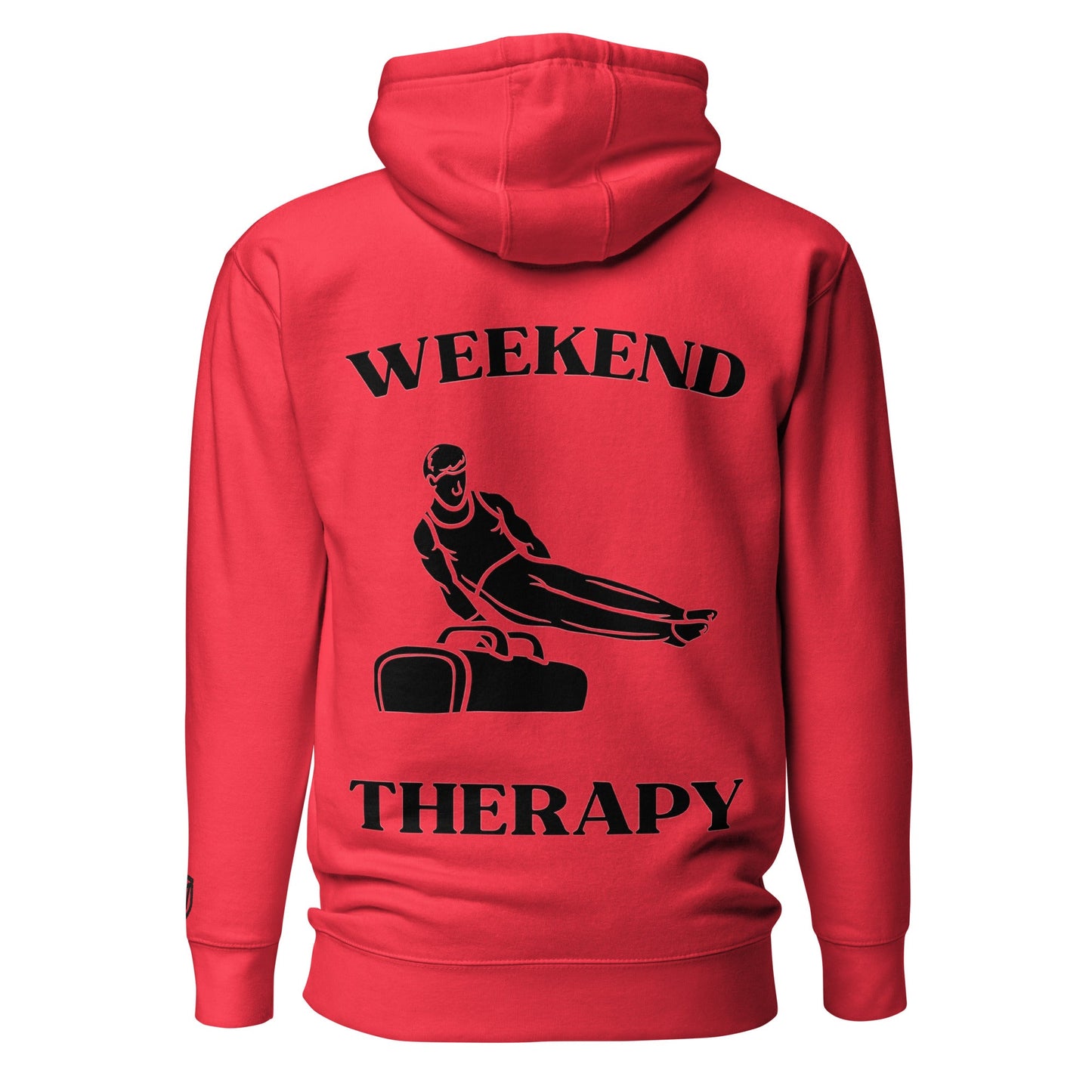Weekend Therapy Gymnastics Hoodie – Pommel Horse Edition by Weekend Therapy™ – Weekend Therapy Clothing