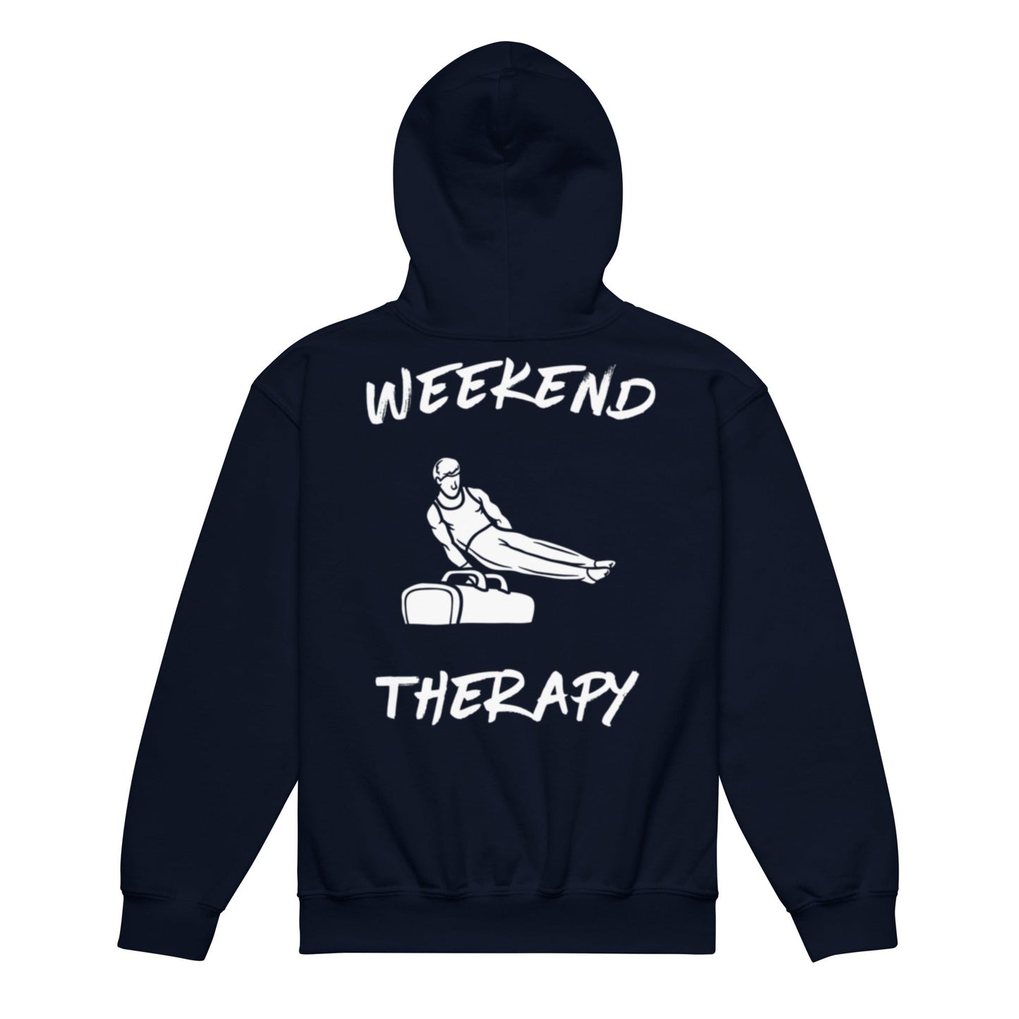 Weekend Therapy Gymnastics Hoodie – Pommel Horse Edition by Weekend Therapy™ – Weekend Therapy Clothing