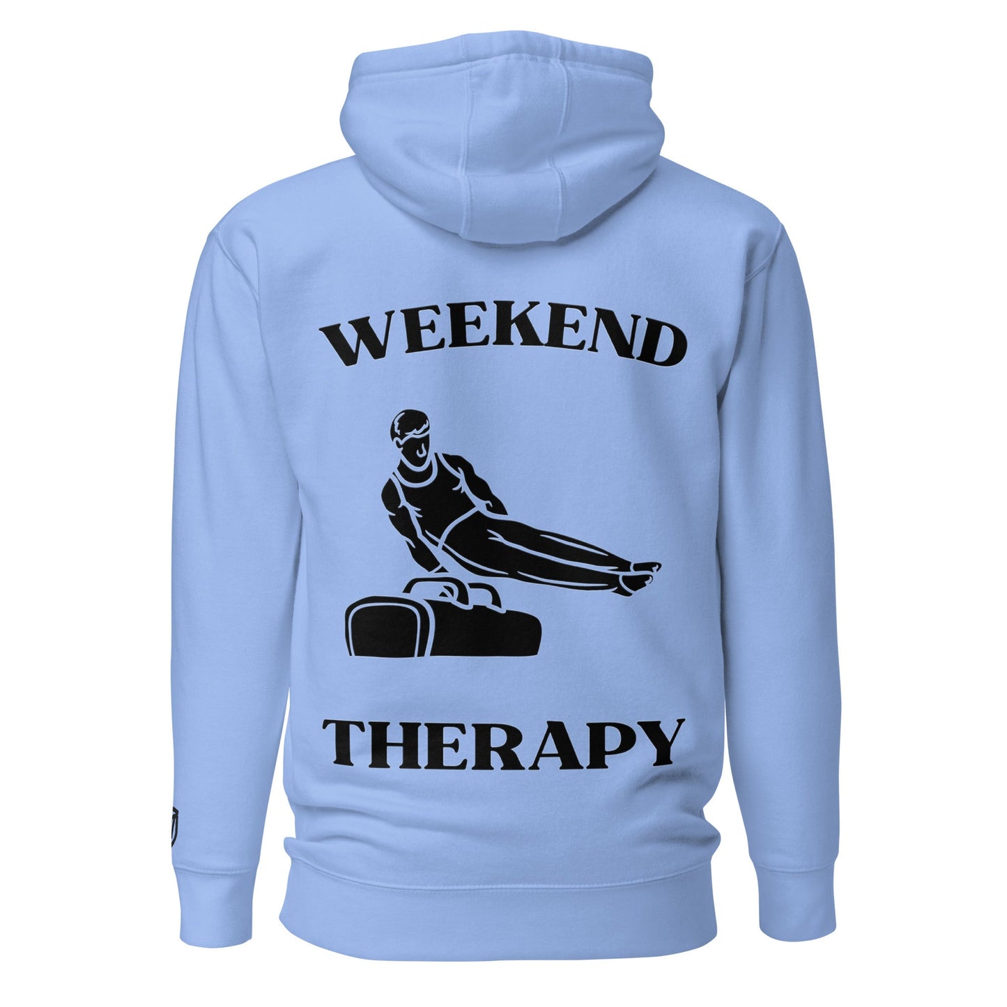 Weekend Therapy Gymnastics Hoodie – Pommel Horse Edition by Weekend Therapy™ – Weekend Therapy Clothing