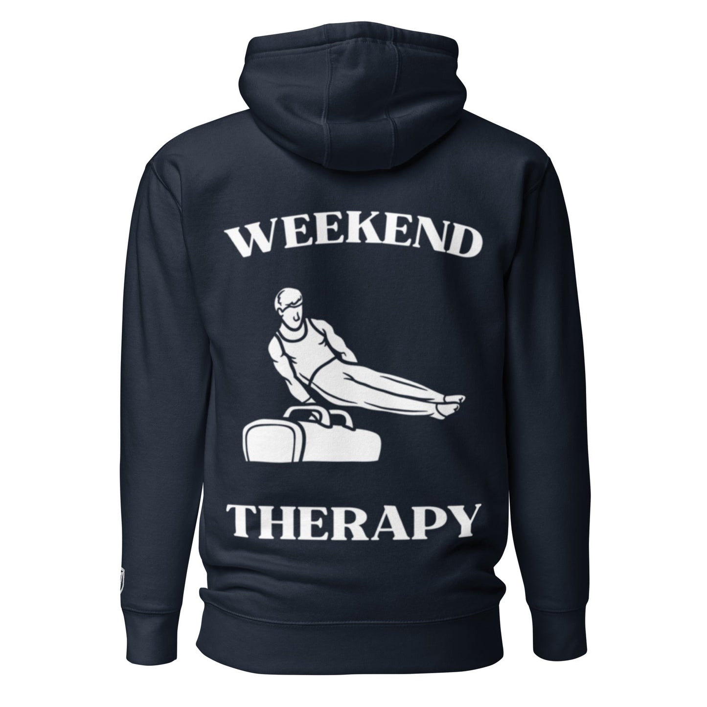 Weekend Therapy Gymnastics Hoodie – Pommel Horse Edition by Weekend Therapy™ – Weekend Therapy Clothing