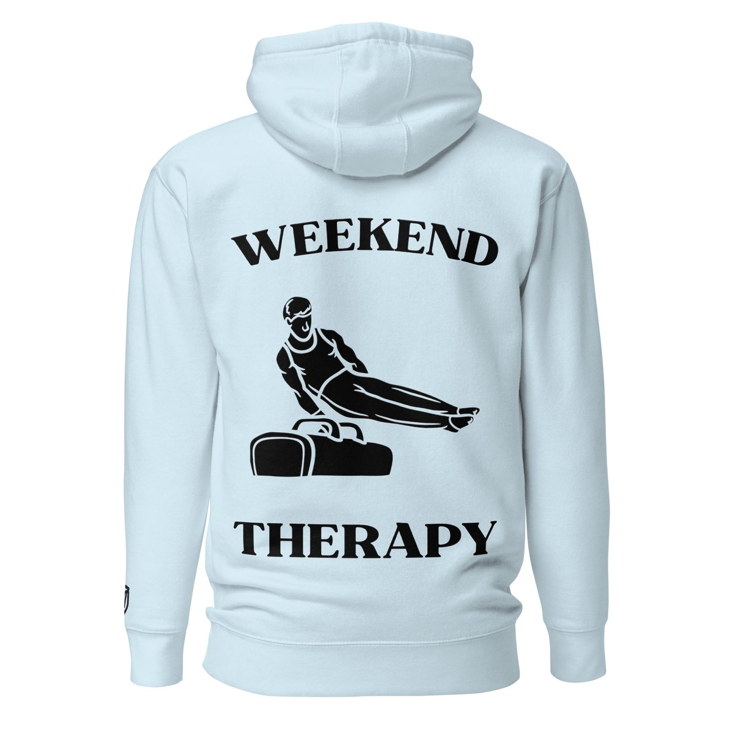 Weekend Therapy Gymnastics Hoodie – Pommel Horse Edition by Weekend Therapy™ – Weekend Therapy Clothing