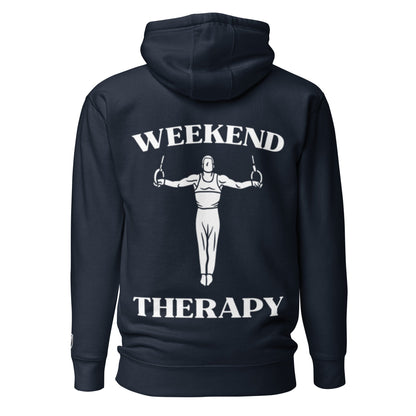 Weekend Therapy Gymnastics Hoodie – Rings Edition by Weekend Therapy™ – Weekend Therapy Clothing