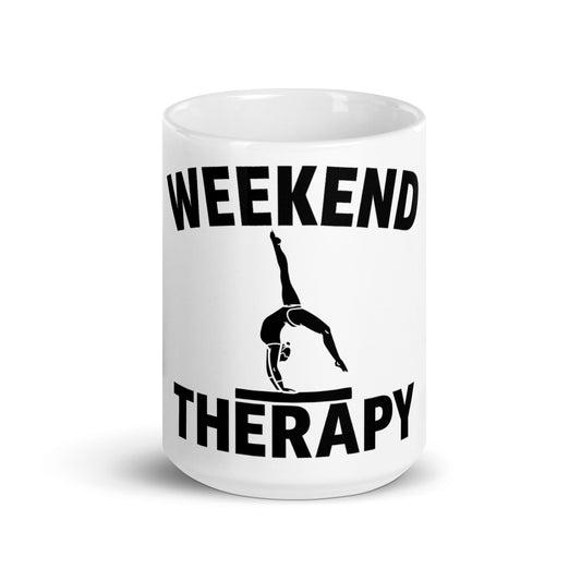 Weekend Therapy Gymnastics Mug – Beam Edition by Weekend Therapy™ – Weekend Therapy Clothing