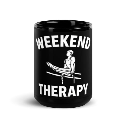 Weekend Therapy Gymnastics Mug – Parallel Bars Edition by Weekend Therapy™ – Weekend Therapy Clothing
