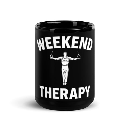 Weekend Therapy Gymnastics Mug – Rings Edition by Weekend Therapy™ – Weekend Therapy Clothing