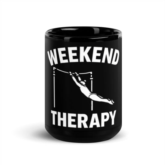 Weekend Therapy Gymnastics Mug – Uneven Bars Edition by Weekend Therapy™ – Weekend Therapy Clothing