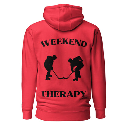 Weekend Therapy Hockey Hoodie – Faceoff Edition by Weekend Therapy™ – Weekend Therapy Clothing