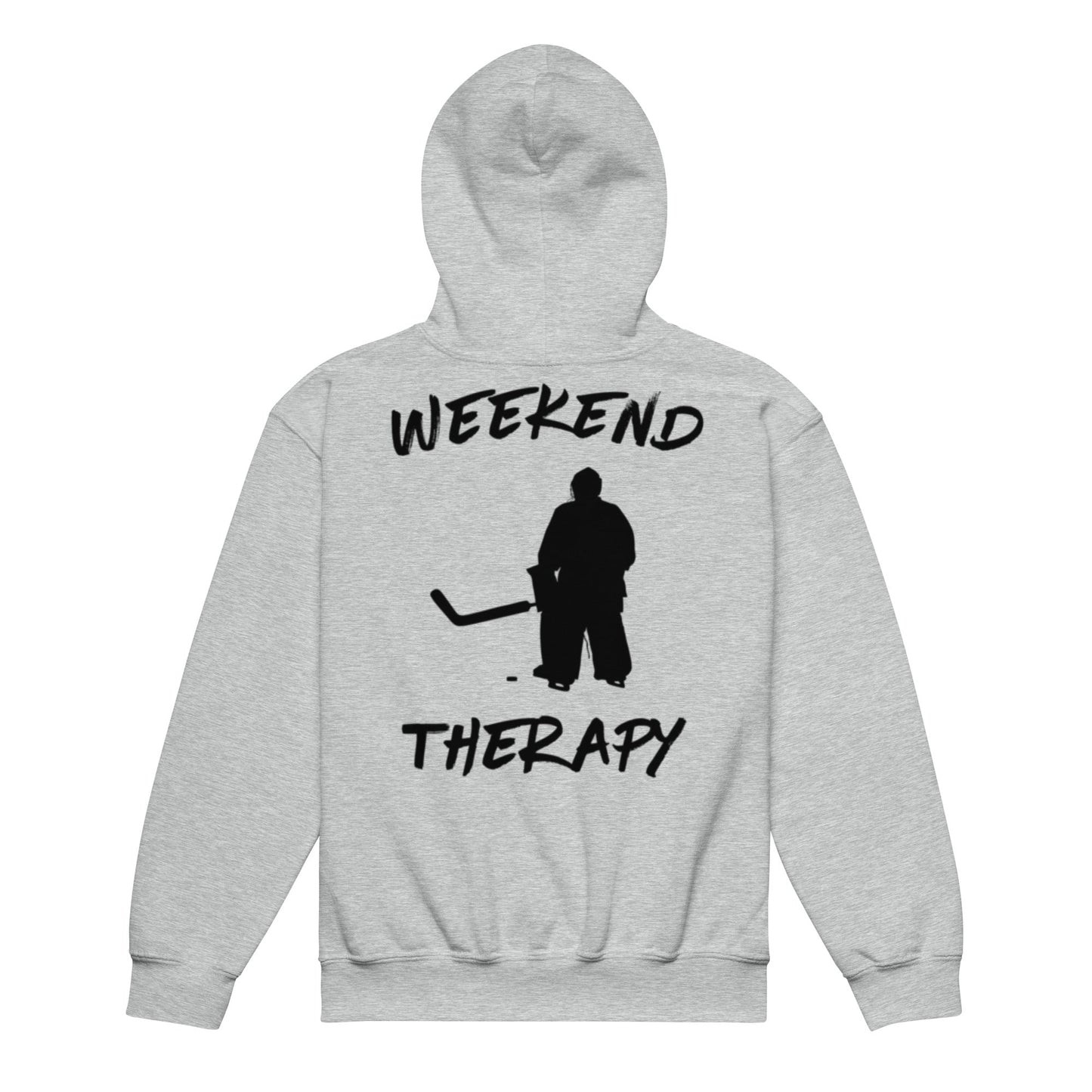 Weekend Therapy Hockey Hoodie – Goalie Edition by Weekend Therapy™ – Weekend Therapy Clothing