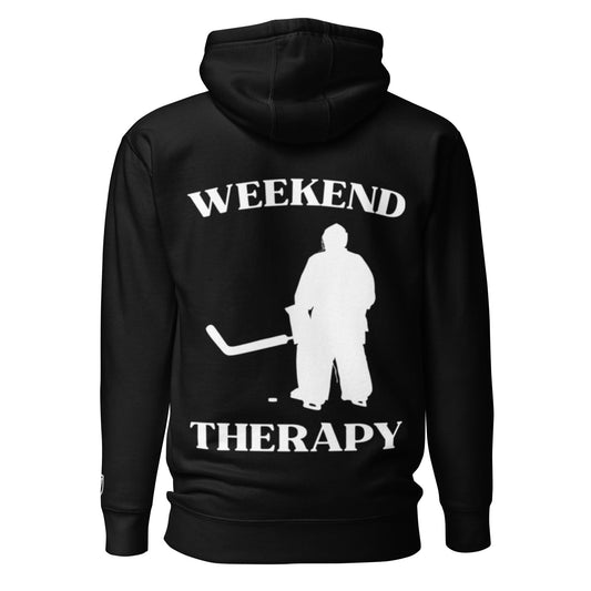 Weekend Therapy Hockey Hoodie – Goalie Edition by Weekend Therapy™ – Weekend Therapy Clothing