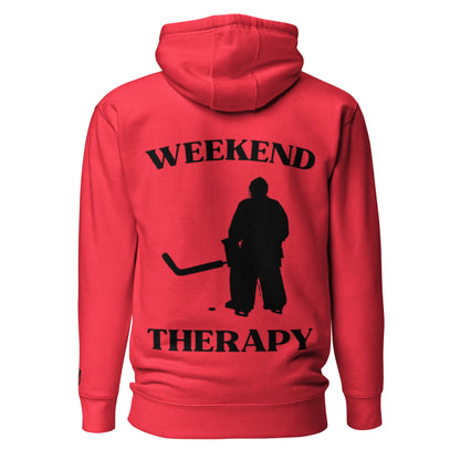 Weekend Therapy Hockey Hoodie – Goalie Edition by Weekend Therapy™ – Weekend Therapy Clothing