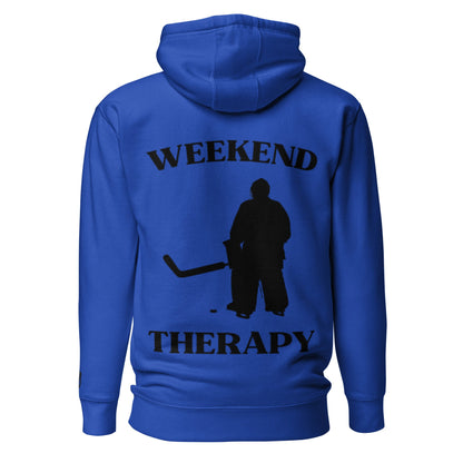 Weekend Therapy Hockey Hoodie – Goalie Edition by Weekend Therapy™ – Weekend Therapy Clothing