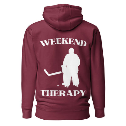 Weekend Therapy Hockey Hoodie – Goalie Edition by Weekend Therapy™ – Weekend Therapy Clothing