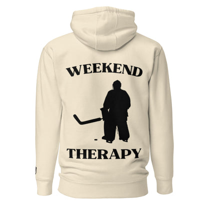 Weekend Therapy Hockey Hoodie – Goalie Edition by Weekend Therapy™ – Weekend Therapy Clothing
