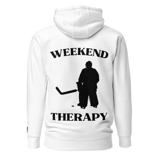 Weekend Therapy Hockey Hoodie – Goalie Edition by Weekend Therapy™ – Weekend Therapy Clothing
