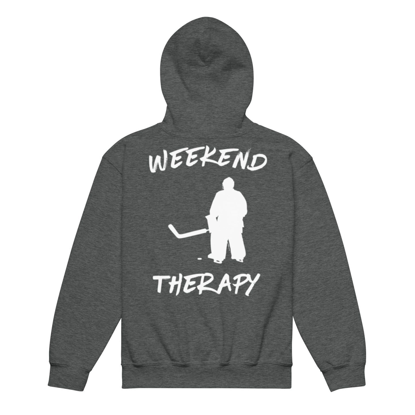 Weekend Therapy Hockey Hoodie – Goalie Edition by Weekend Therapy™ – Weekend Therapy Clothing
