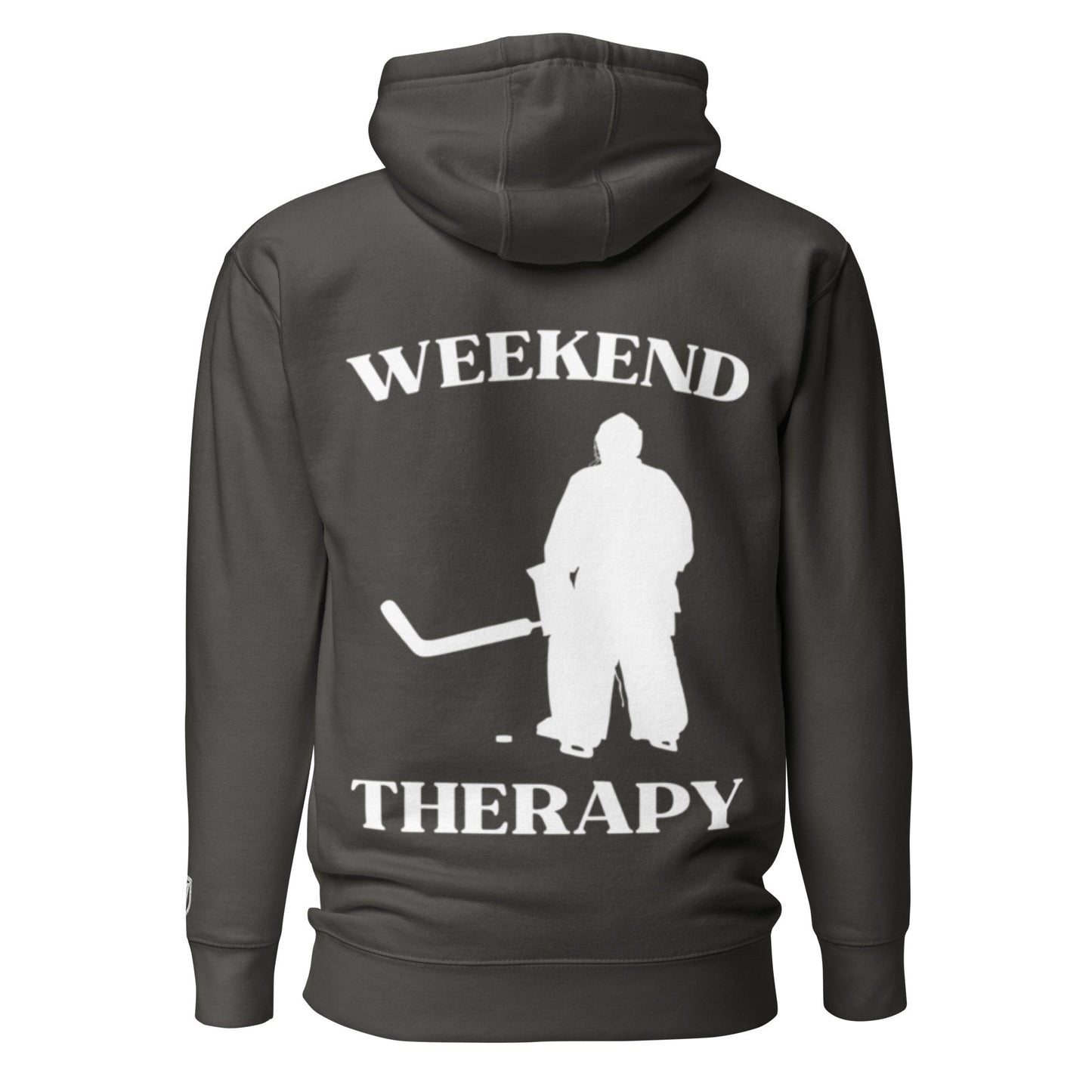Weekend Therapy Hockey Hoodie – Goalie Edition by Weekend Therapy™ – Weekend Therapy Clothing