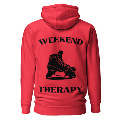 Weekend Therapy Hockey Hoodie – Skates Edition by Weekend Therapy™ – Weekend Therapy Clothing