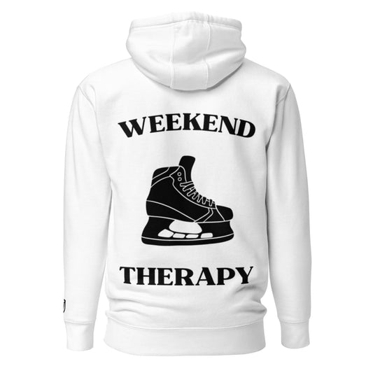 Weekend Therapy Hockey Hoodie – Skates Edition by Weekend Therapy™ – Weekend Therapy Clothing